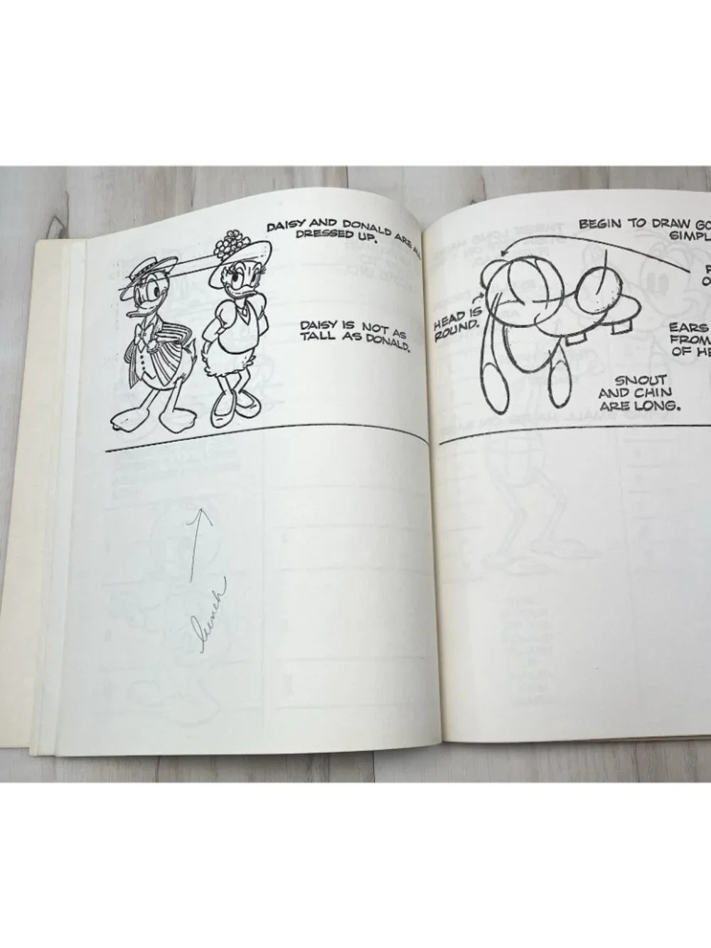 VTG 1983 Lot 2 Golden How to Draw Activity Books Mickey Mouse & Woody Woodpecker